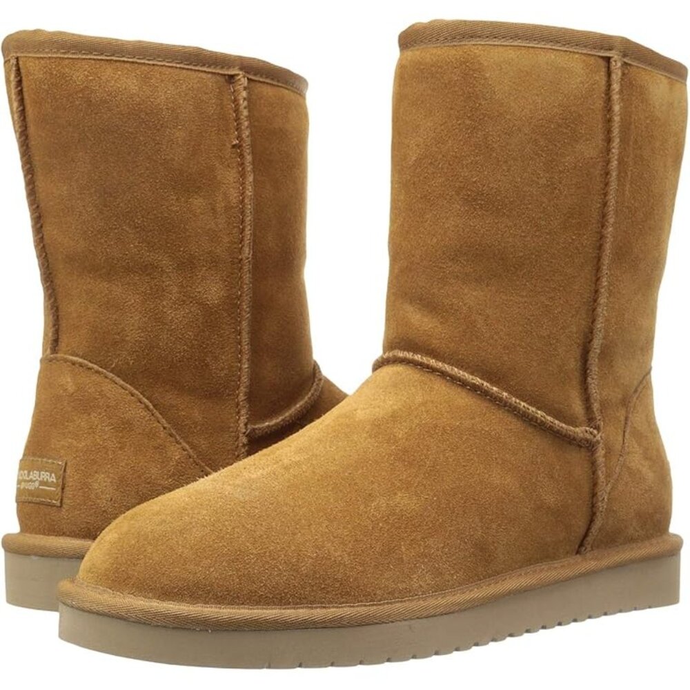 GENUINE UGG SHORT BOOTS IN CAMEL BROWN SIZE 8